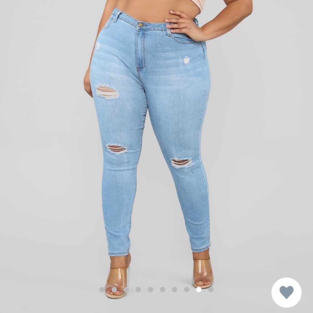 High Rise Skinny Jeans PLUS SIZE